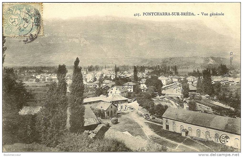 38  PONTCHARRA SUR BREDA  VUE GENERALE   C1950 - Pontcharra