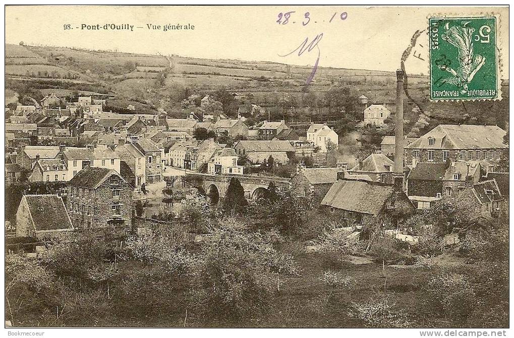 14  PONT D´OUILLY  VUE GENERALE     C1943 - Pont D'Ouilly