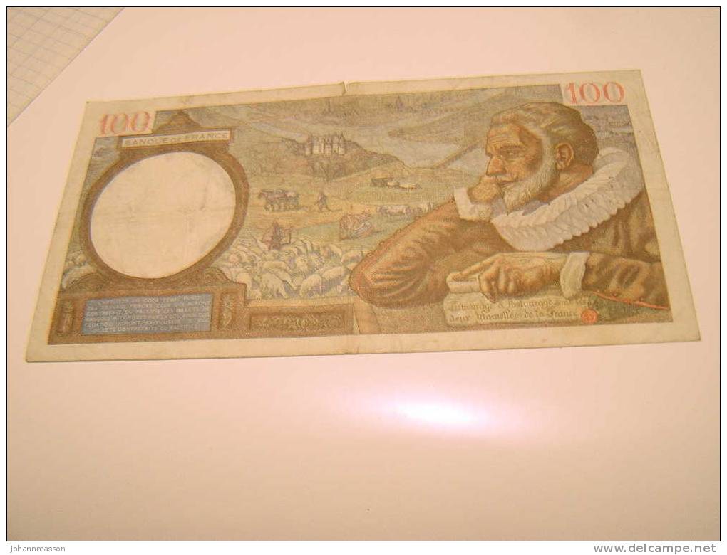 Billet De 100 Francs Du  -20 - 11 - 1941 Dans L état - 100 F 1939-1942 ''Sully''