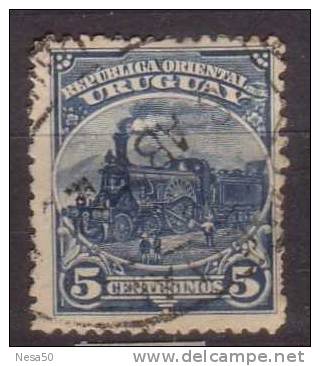 Treinen, Train, Locomotive: Uruguay 1899 Mi Nr 144 - Trenes