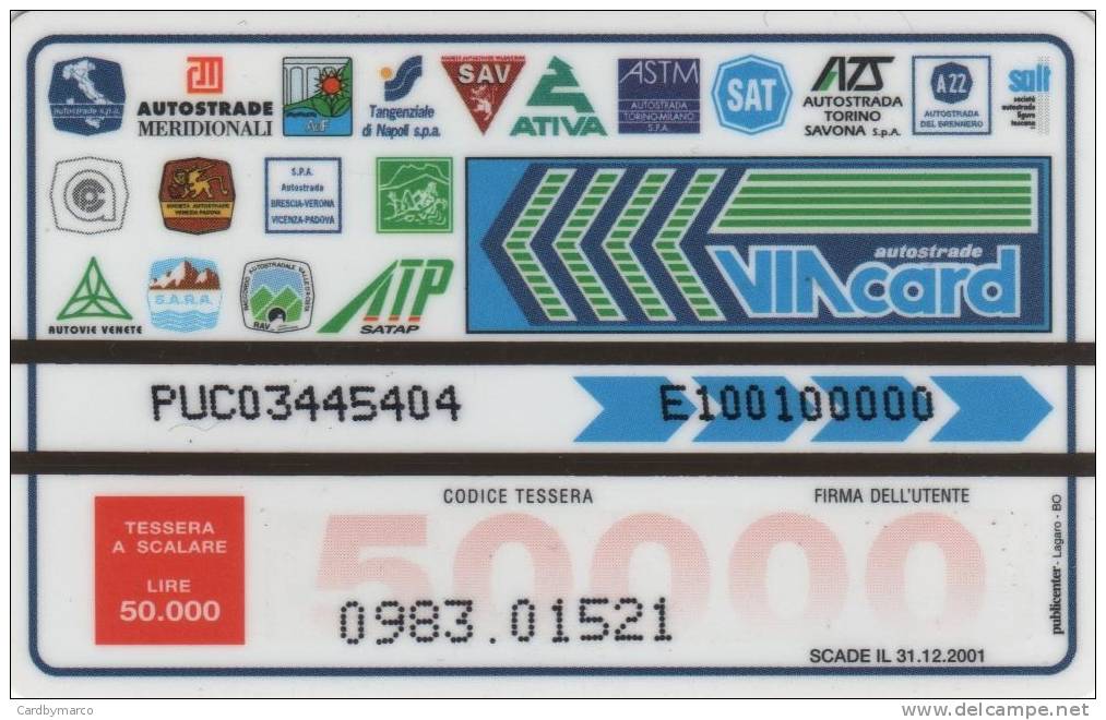 *ITALIA: VIACARD - GIUBILEO 2000 (L.50000)* - Usata - Altri & Non Classificati