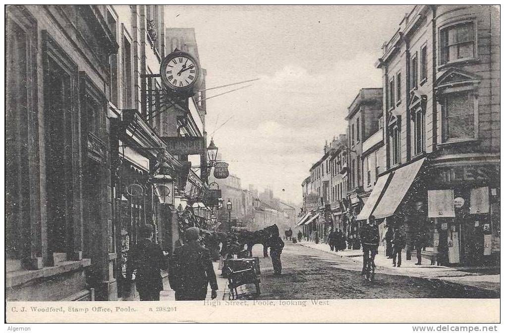 1822 -POOLE High Street Poole Looking West - Autres & Non Classés