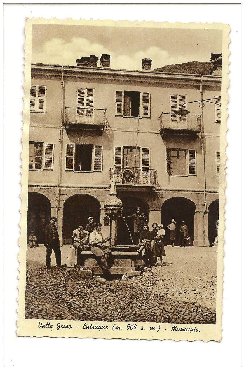 VALLE  GESSO - ENTRAQUE - MUNICIPIO - Cuneo