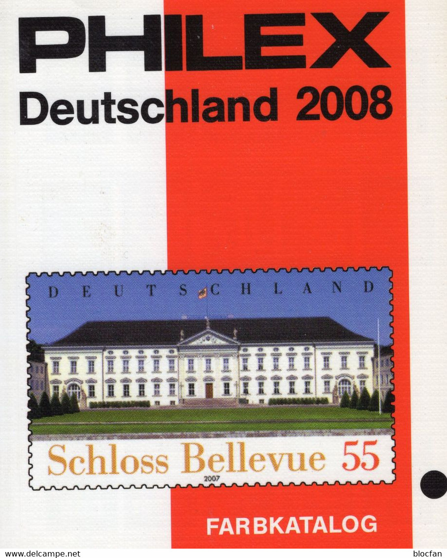 Philex Briefmarken Katalog 2008 Antiquarisch 18€ Mit Altdeutschland Deutsches Reich Saar Danzig Memel SBZ DDR Berlin BRD - Germany