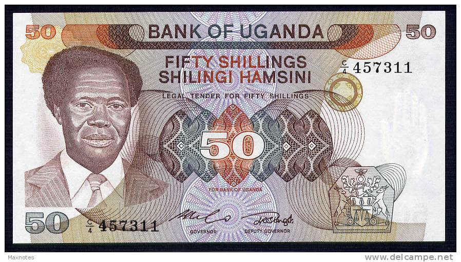 UGANDA : Banconota 50 Scellini - 1985 - P20 - FDS - Oeganda