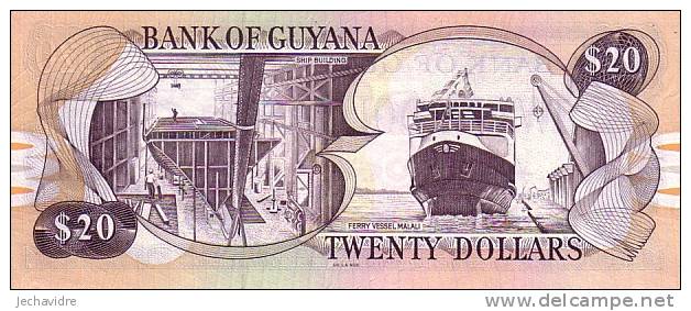 GUYANA  20 Dollars  Non Daté Emission De 2006    ***** BILLET  NEUF ***** - Guyana