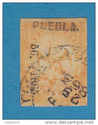 A)EAGLE PUEBLA 56.1865 2 REALES IV PERIOD - Mexico