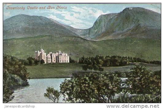 Inverlochy Castle & Ben Nevis- NTH EAST OF FT WILLIAM - Inverness Shire- HIGHLANDS - SCOTLAND - Inverness-shire