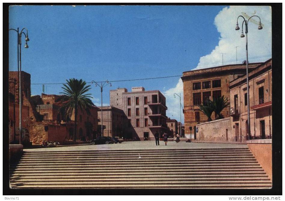 MAZARA DEL VALLO (TP) PIAZZA MAKARTA 1970 - Mazara Del Vallo