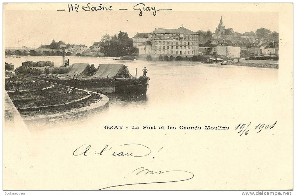 70   GRAY LE PORT ET LES GRANDS MOULINS       C 2519 - Gray