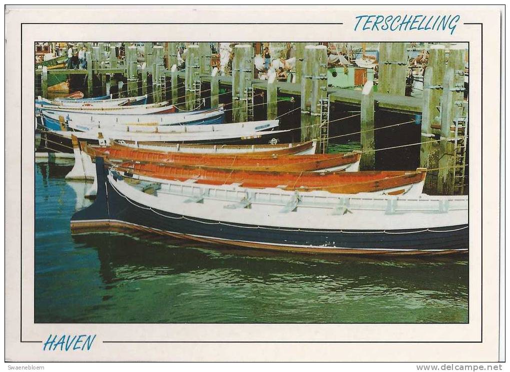 NL.- Terschelling Haven. 2 Scans - Terschelling