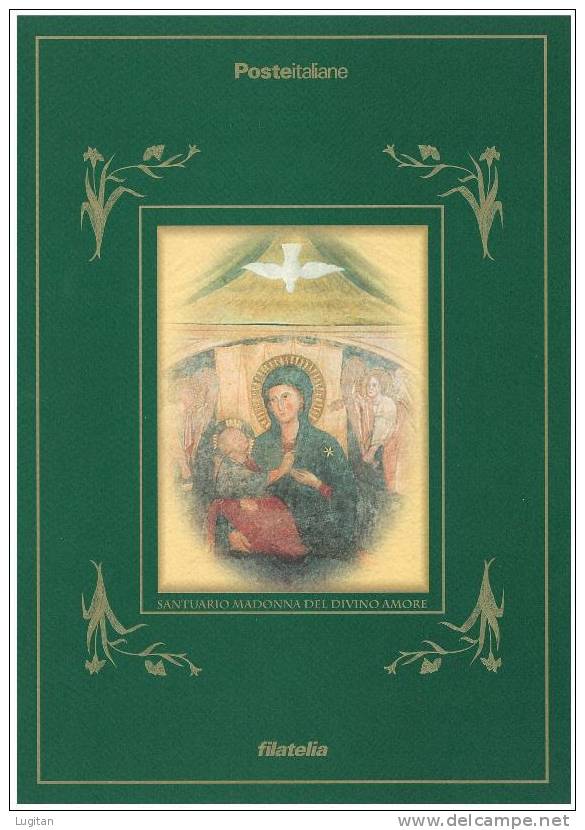 Filatelia - SANTUARIO MADONNA DEL DIVINO AMORE ANNO 2000  SPECIALE OFFERTA DI FOLDERS EMESSI DALLE POSTE ITALIANE - Paquetes De Presentación