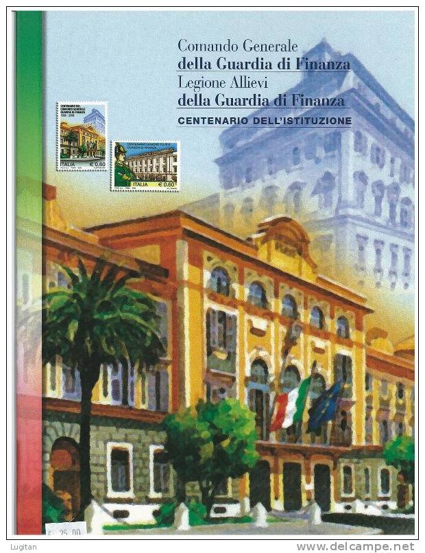 Filatelia - COMANDO GENERALE DELLA GUARDIA DI FINANZA  ANNO 2006 SPECIALE OFFERTA DI FOLDERS EMESSI DALLE POSTE ITALIANE - Folder