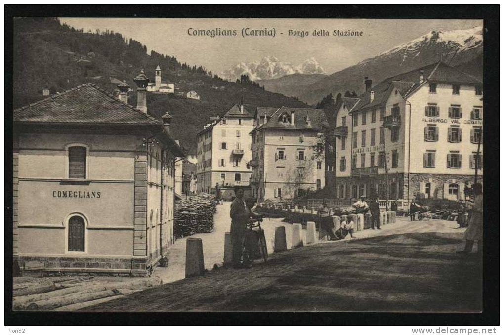 5166-COMEGLIANS(UDINE)-BORGO DELLA STAZIONE-ANIMATA-FP - Udine