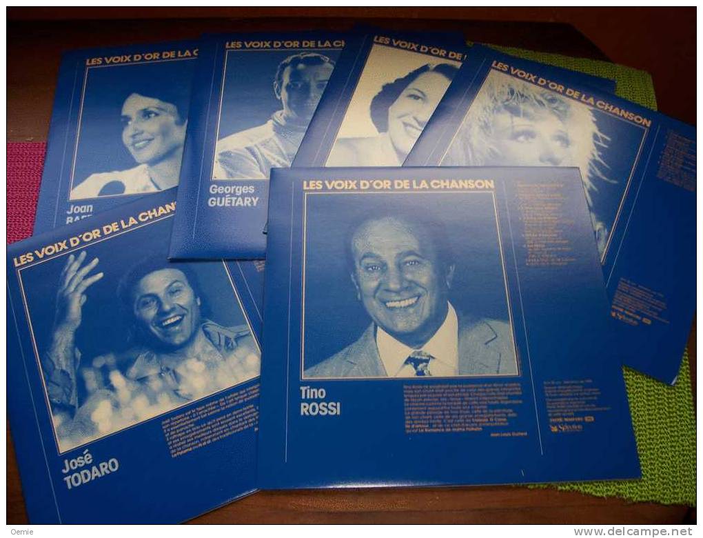 LES  VOIX D' OR  DE LA CHANSON °  10  DISQUES  + 1 DE PLACIDO  DOMINGO - Complete Collections