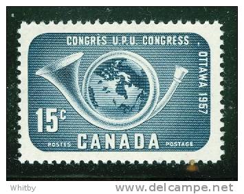 Canada 1957 15 Cent UPU Congress Issue #372 - Unused Stamps