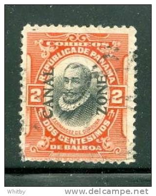 Canal Zone 1918 2 Cent Cordoba Type IV Issue #53 - Zona Del Canale / Canal Zone