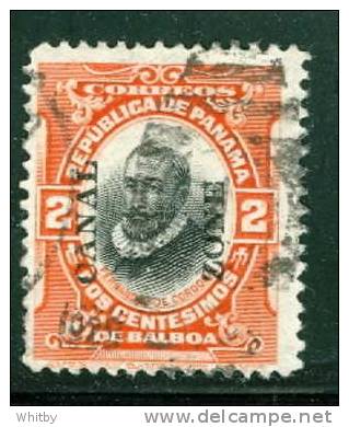 Canal Zone 1921 2 Cent Cordoba Type V Issue #56 - Canal Zone