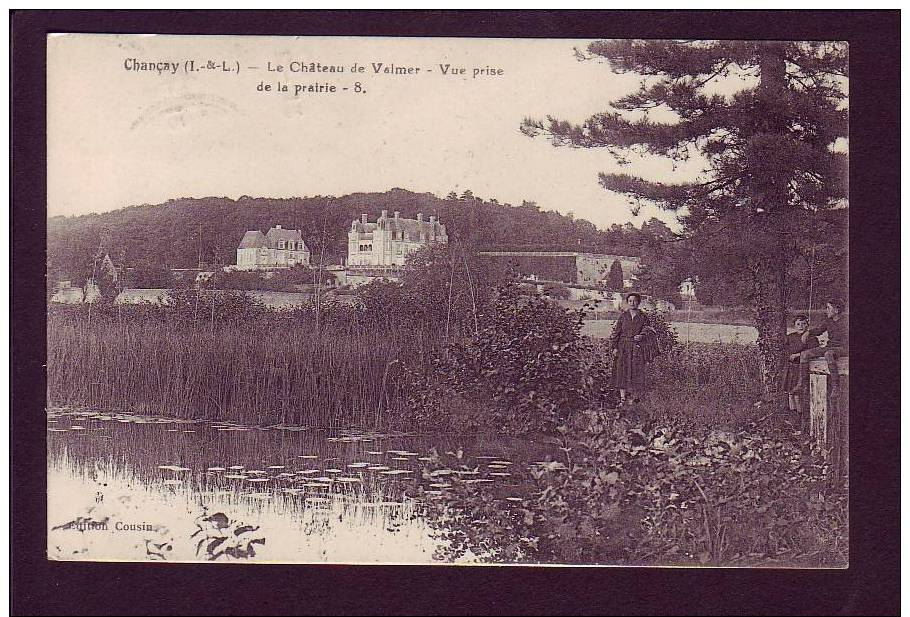 37 - CHANCAY - LE CHÂTEAU DE VALMER - VUE PRISE DE LA PRAIRIE -  (0107/2619) - Autres & Non Classés