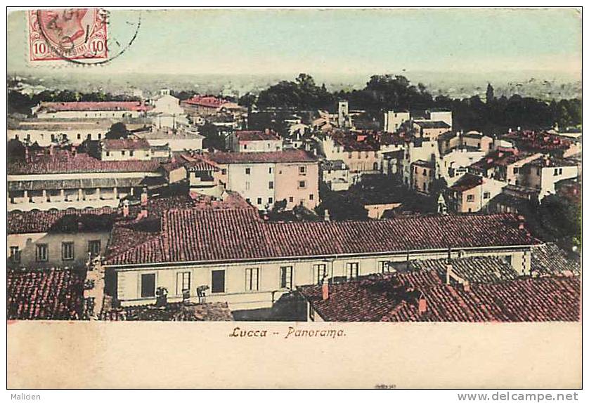 Italie - Ref A340- Lucca - Panorama  - Carte Bon Etat - - Lucca