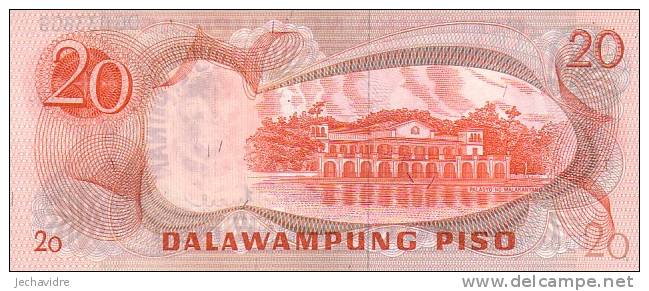 PHILIPPINES   20 Piso  Non Daté    Pick 162a  Signature 8    ***** BILLET  NEUF ***** - Filipinas