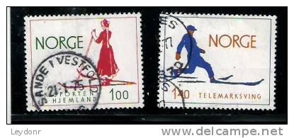 Norge - Norway - Homeland Of Skiing - Used Stamps