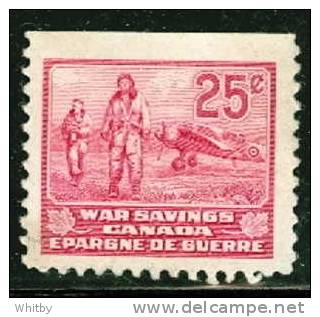 Canada War Savings Stamp 1940 Pilots # FWS8 - Fiscale Zegels