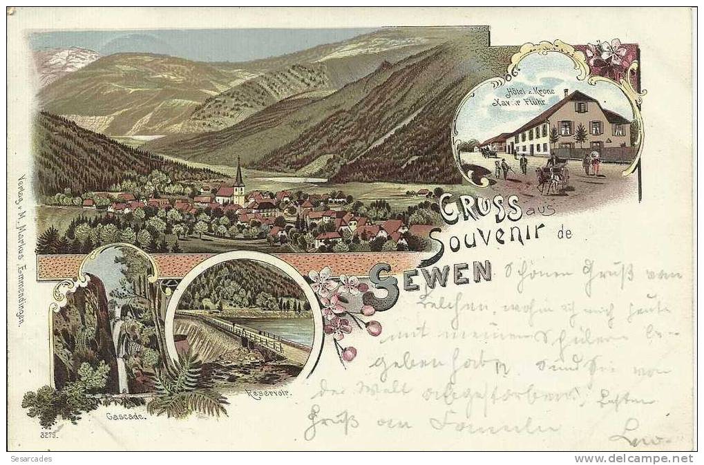 68 - Gruss Aus, Souvenir De SEWEN - Thann