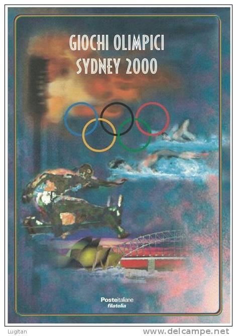 Filatelia - GIOCHI OLIMPICI SYDNEY -  ANNO 2000  SPECIALE OFFERTA DI FOLDERS EMESSI DALLE POSTE ITALIANE - Folder