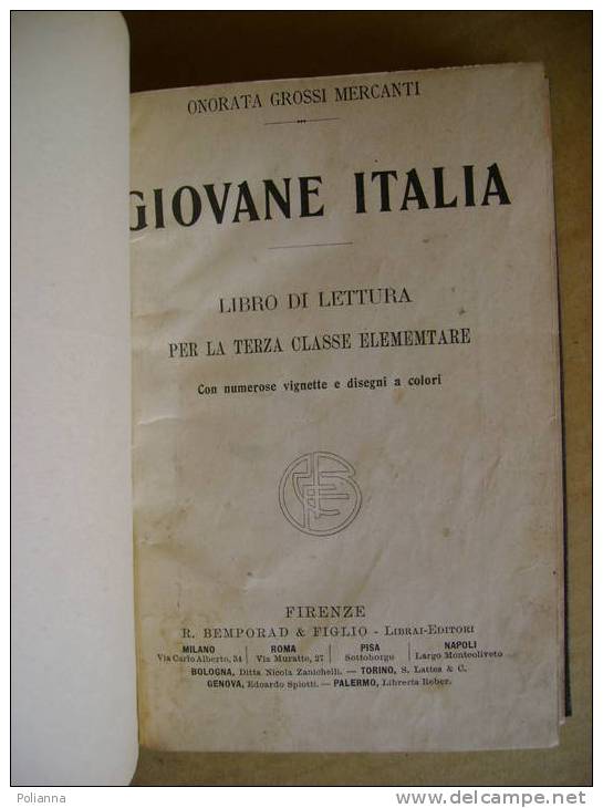 PT/31 Grossi Mercanti GIOVANE ITALIA Bemporad 1910 /Terni/ill. Casaltoli/Messina/Battaglia Di Solferino - Historia, Filosofía Y Geografía