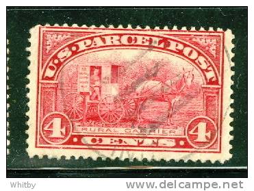 United States 1913 4 Cent Parcel Post   #Q4 - Parcel Post & Special Handling