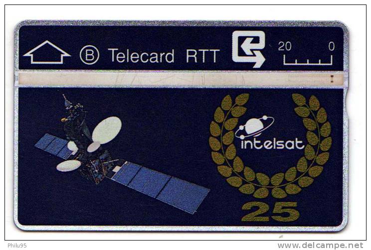 Télécarte Holographique De Belgique Intelsat 909A (I) V - Erreurs & Variétés