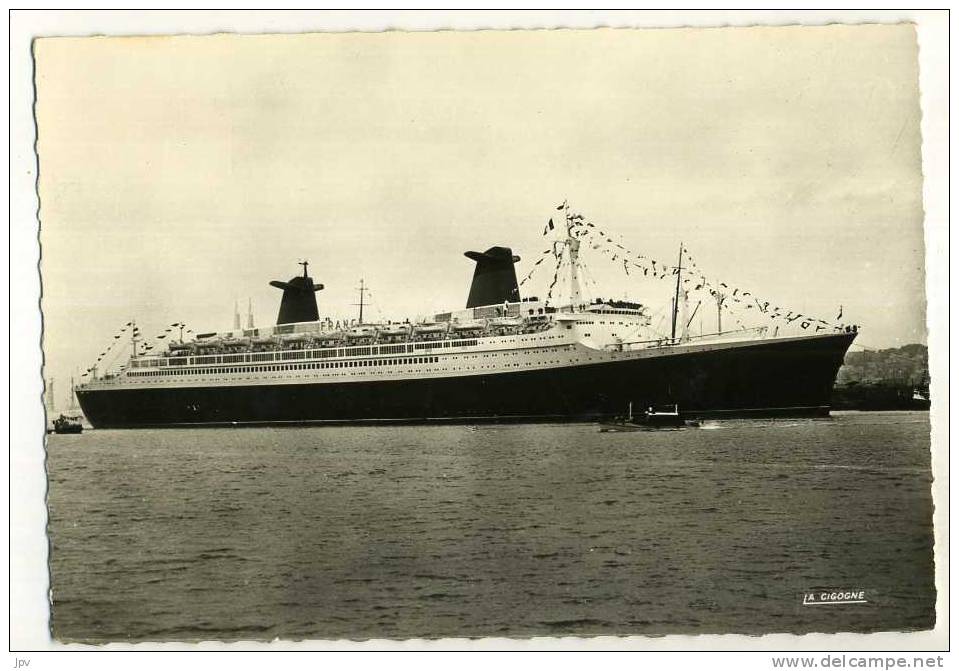 PREMIERE ARRIVEE DU " FRANCE " AU HAVRE - Dampfer