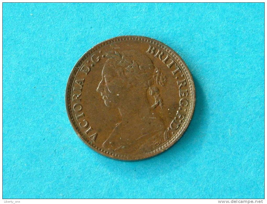 1886 - FARTHING / KM 753 (  For Grade, Please See Photo ) !! - B. 1 Farthing