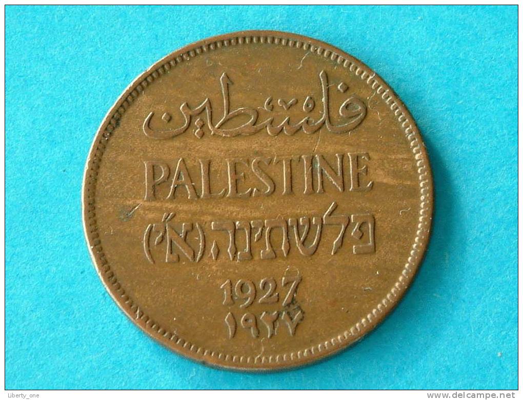 2 MILS PALESTINE 1927 / KM 2 (  For Grade, Please See Photo ) !! - Otros – Asia
