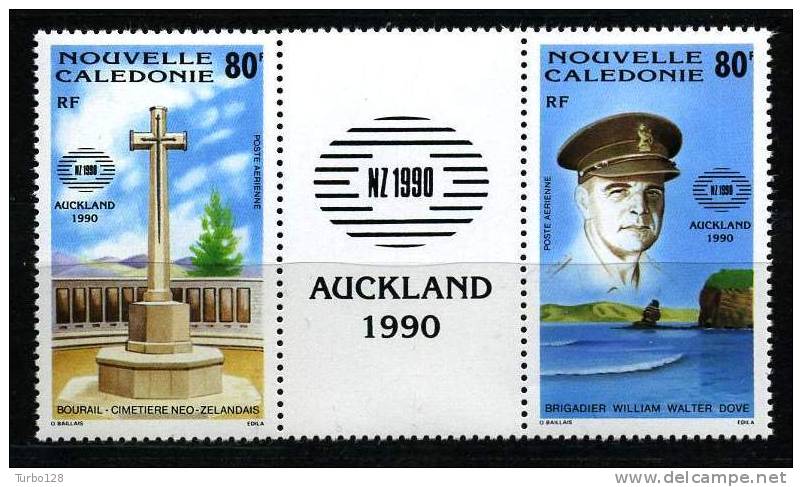 Nlle CALEDONIE 1990 PA N° 270 A ** Neufs = MNH Superbe Cote 5,40 € Nouvelle-Zélande 90 Auckland Bourail Dove - Unused Stamps
