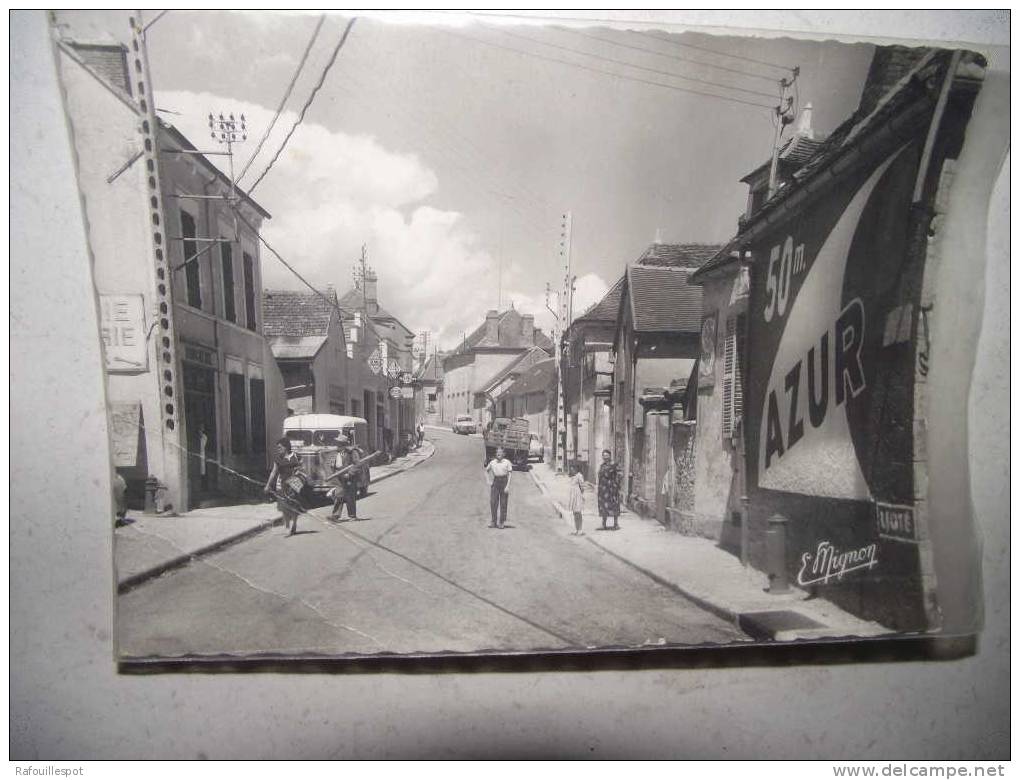 Cpsm Flogny Rue De La Poste - Flogny La Chapelle