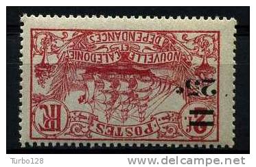 Nlle Calédonie N° 128 * Adhérence De Gomme Cote: 0.80 € Bateaux Boats Voilier Sailboat - Unused Stamps