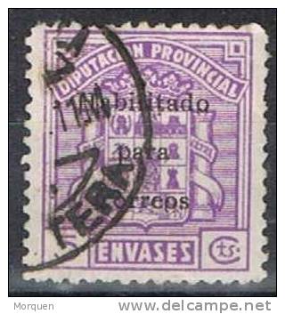 Diputacion CADIZ 5 Cts Envases, Guerra Civil º - Spanish Civil War Labels