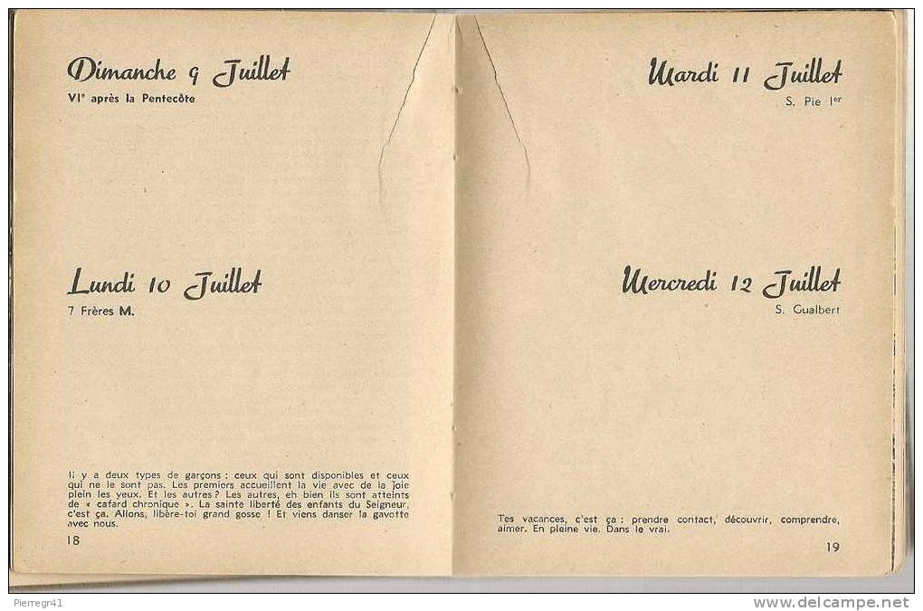 CARNET DE ROUTE- VACANCES 1939-POUR JEUNES-1180 PAGES-BE-RARE - Sonstige & Ohne Zuordnung