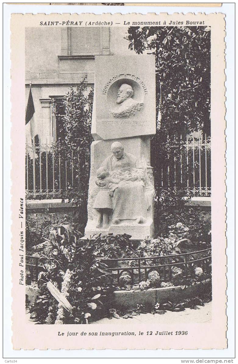 07   SAINT PERAY MONUMENT A JULES BOUVAT - Saint Péray