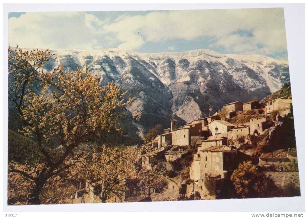 BRANTES - 84 - Le Village Et Le Mont Ventoux Sous La Neige; - Altri & Non Classificati