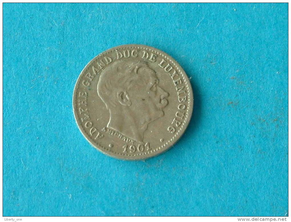 1901 - 5 CENTIMES / KM 24 (  For Grade, Please See Photo ) !! - Luxembourg