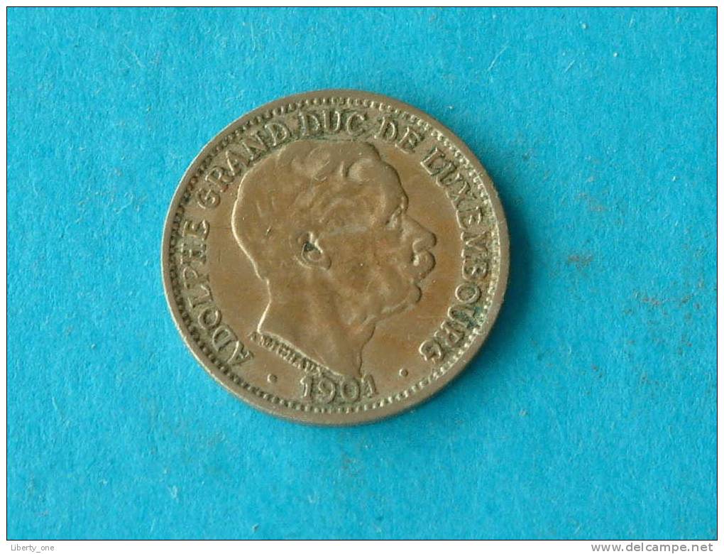 1901 - 10 CENTIMES / KM 25 (  For Grade, Please See Photo ) !! - Luxembourg