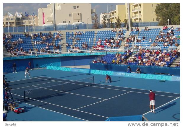 B27-45  @    Tennis Stadium     2004  Athens Olympic Games  , ( Postal Stationery , Articles Postaux ) - Summer 2004: Athens