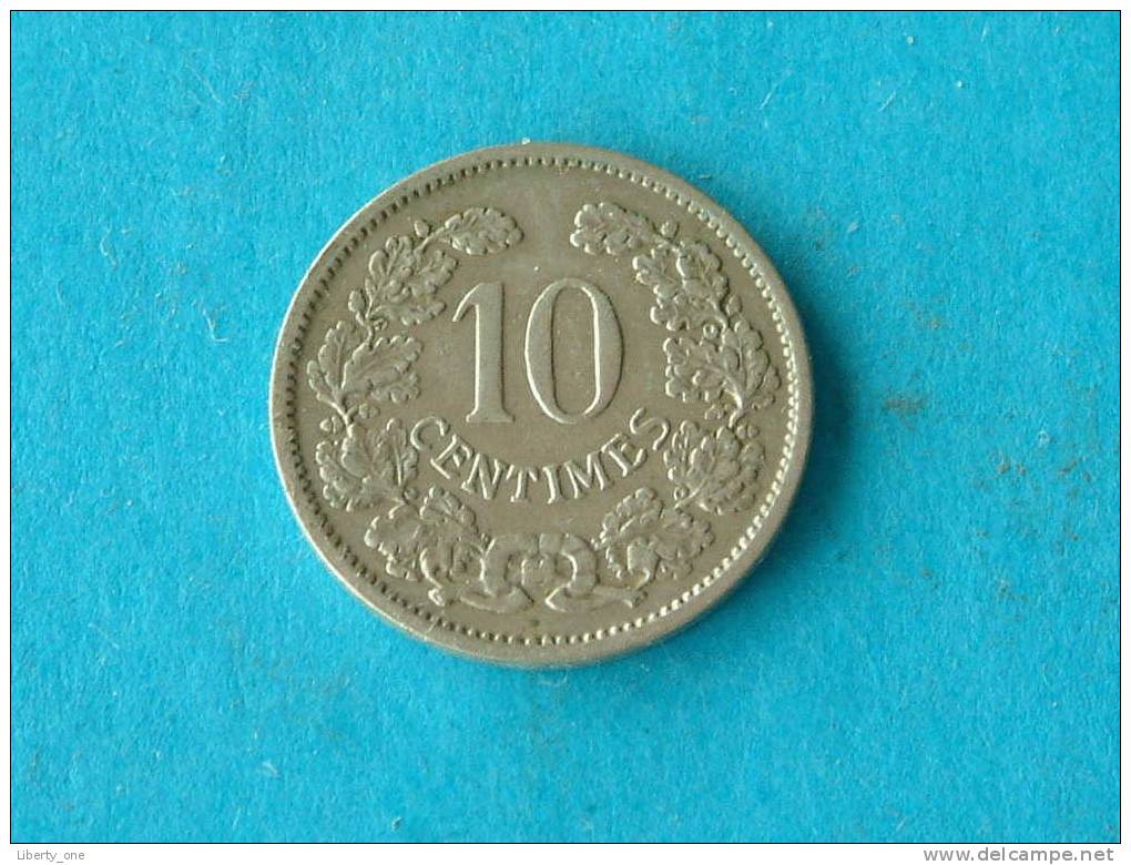 1901 - 10 CENTIMES / KM 25 (  For Grade, Please See Photo ) !! - Luxembourg