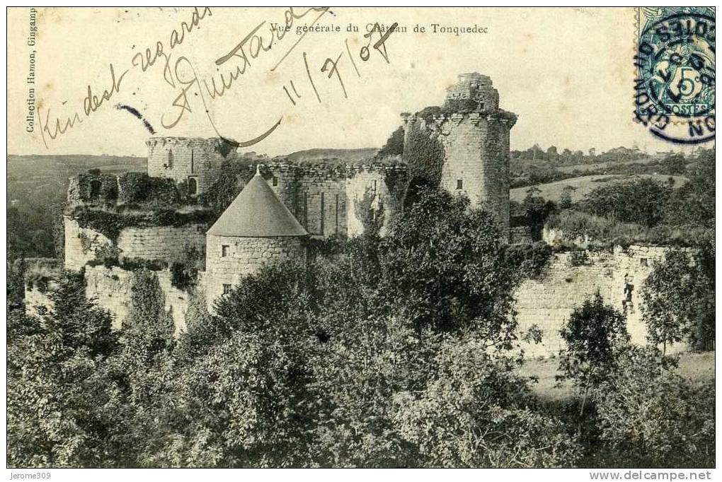 TONQUEDEC - (22140) - CPA - Tonquédec - Vue Générale Du Château De Tonquedec - Tonquédec