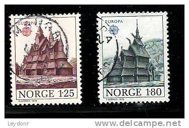 Norge - Norway - Europa - Heddal Stave Church - Borgund Stave Church - Used Stamps