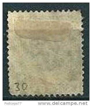 Indien  1874/76  Q. Victoria 1 Rupie Grau  Mi-Nr.30  Gestempelt / Used - 1882-1901 Imperium