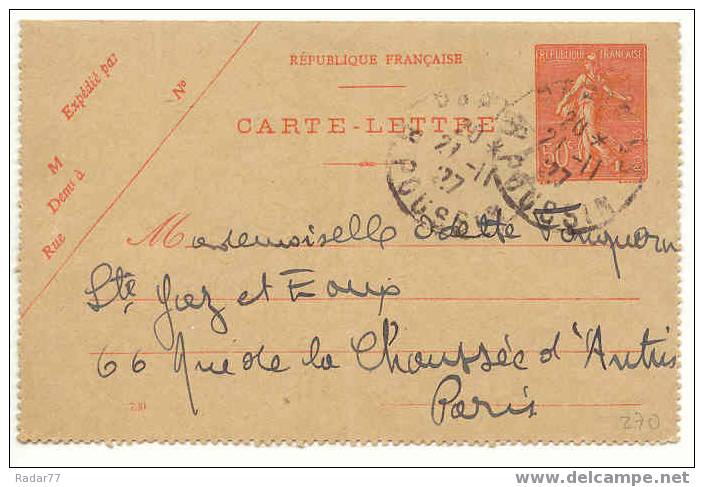 Entier N°199-CL3 Oblitéré - Cartes-lettres